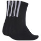 Adidas Κάλτσες Quarter 3-Back Stripes Socks 3 pairs